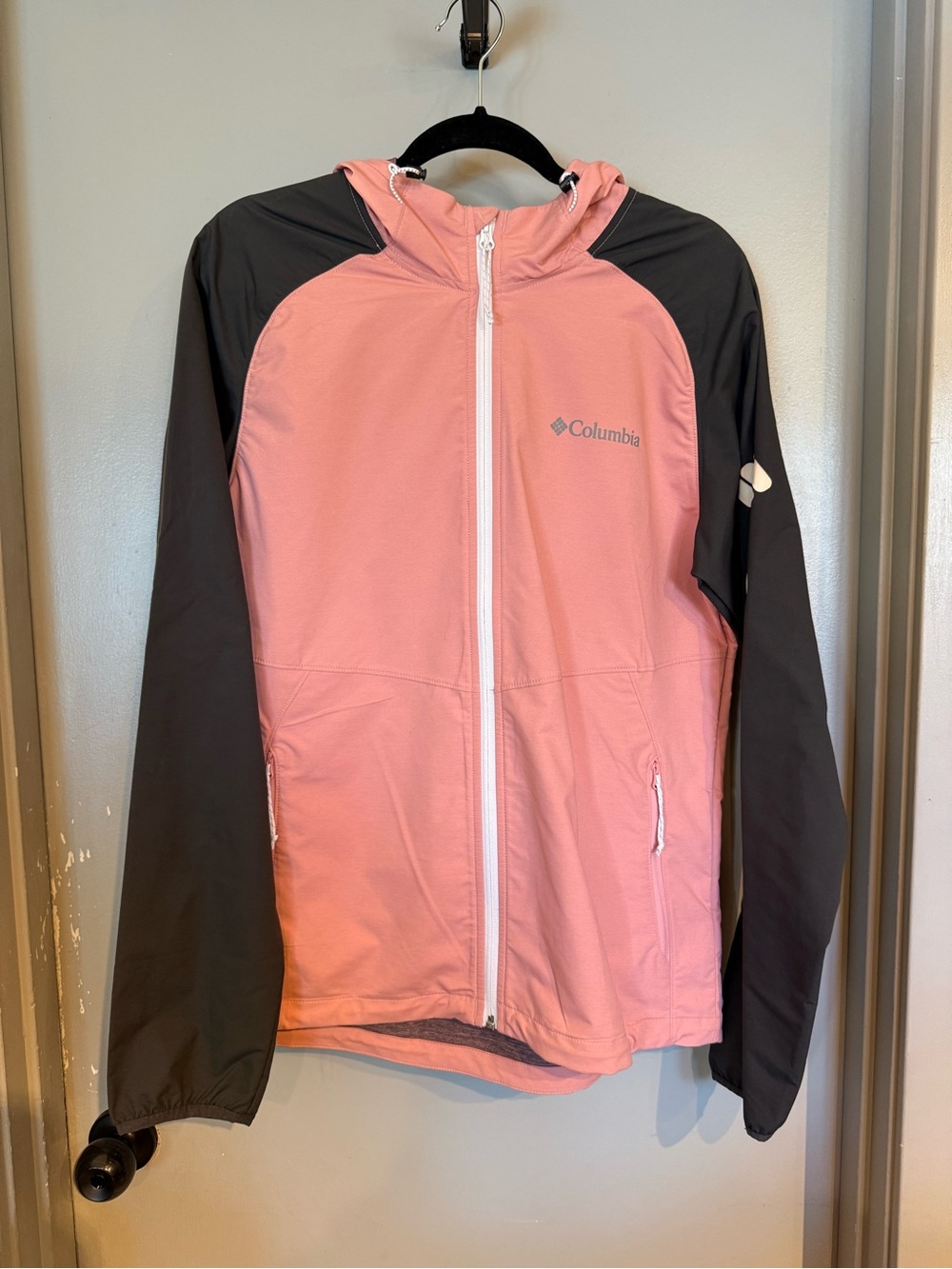 Columbia Pink and Black Girls' Hooded Softshell Jacket